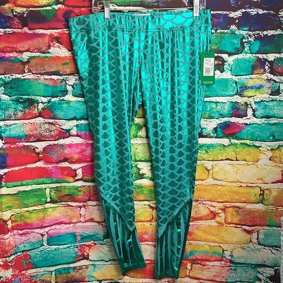 NWT Tipsy Elves XXL Mermaid Costume Leggings 0015 - Picture 9 of 12
